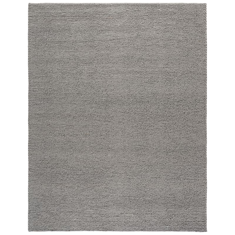 SAFAVIEH Handmade Natura Gonnie Wool Rug - 12' x 18' - Silver