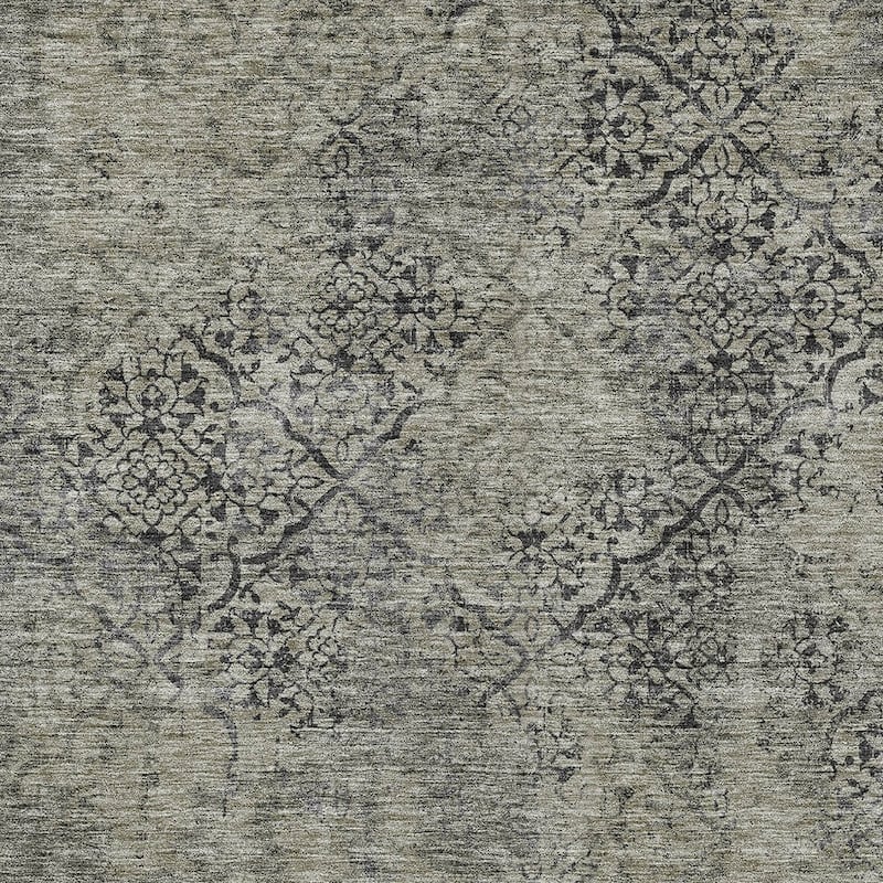 HomeRoots Floral Transitional Rectangle Outdoor Rug