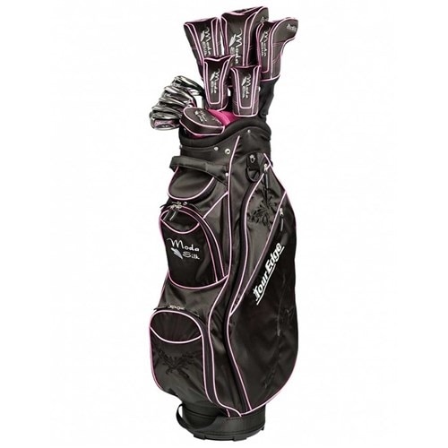 Tour Edge Moda Silk Golf Kit Black Hot Pink Free Tour Edge Moda Silk Golf Kit Black Hot Pink