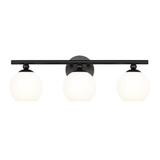Neoma by Z-Lite 3 Light Vanity in Matte Black. - Bed Bath & Beyond ...