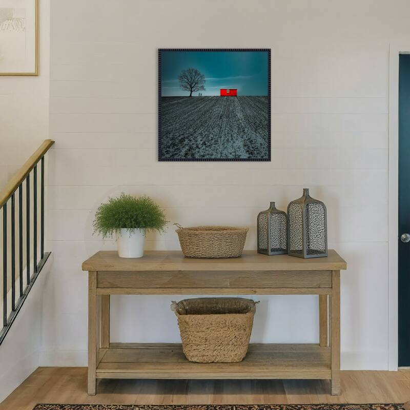 Rural Landscape by Inge Schuster Framed Canvas Wall Art Print