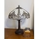 preview thumbnail 5 of 5, Tiffany Style White Table Lamp Amora Lighting