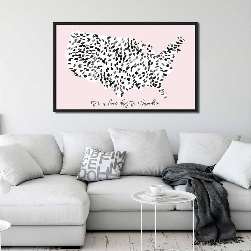 "It's a Fine Day to Wander" Print on Floating Canvas