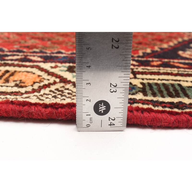 ECARPETGALLERY Hand-knotted Andelz Red Wool Rug - 3'1 x 5'10