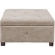 preview thumbnail 3 of 21, Madison Park Della Soft Close Storage Ottoman
