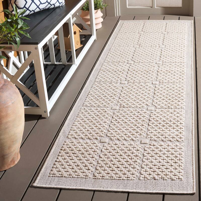 SAFAVIEH Milos Maureen Casual Rug - 2'3" x 8' Runner - Beige