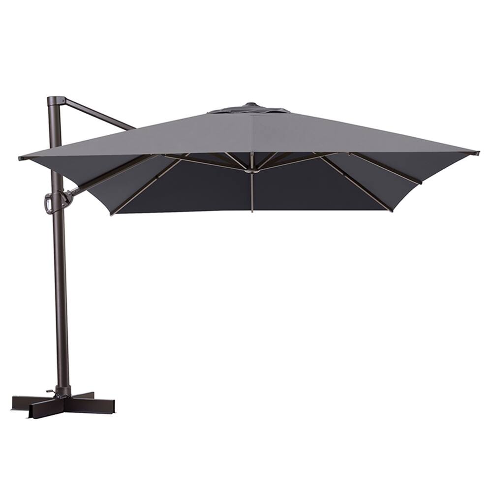 Pellebant Patio 10 x 13 FT Cantilever- Offset Umbrella Outdoor Umbrella with Base Stand