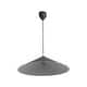 preview thumbnail 2 of 2, Golden Lighting Faroe 30in Integrated LED Pendant in Flecked Black/Grey Felt - Black