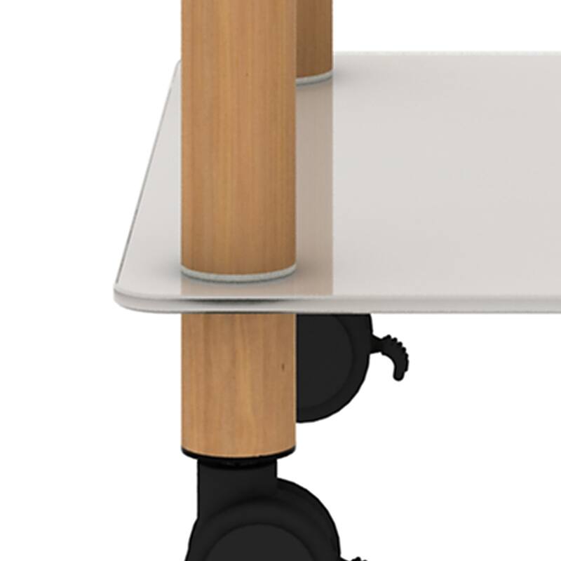 Side Table , 2-Tier Space End Table ,Modern Night Stand, Sofa table, Side Table with Storage Shelve