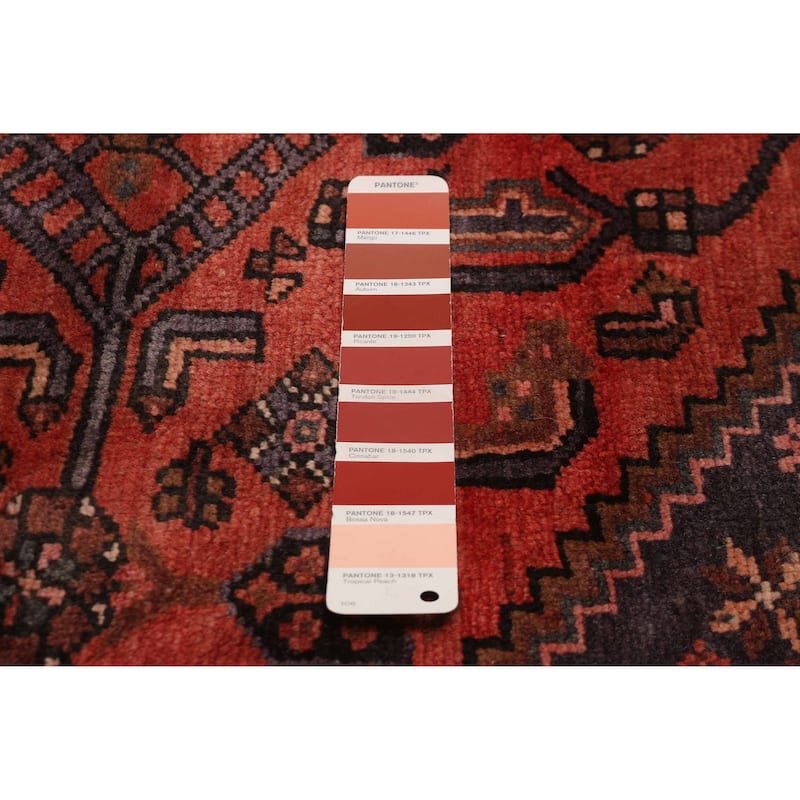 ECARPETGALLERY Hand-knotted Andelz Light Red Wool Rug - 4'2 x 6'8