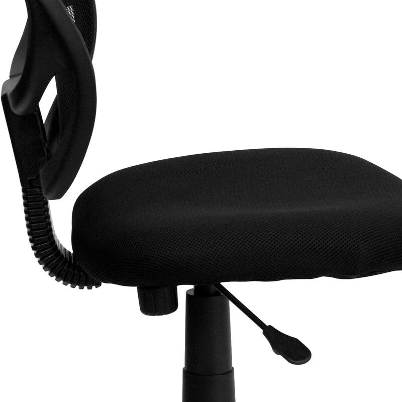 Low Curved Back Mesh Swivel Task Office Chair
