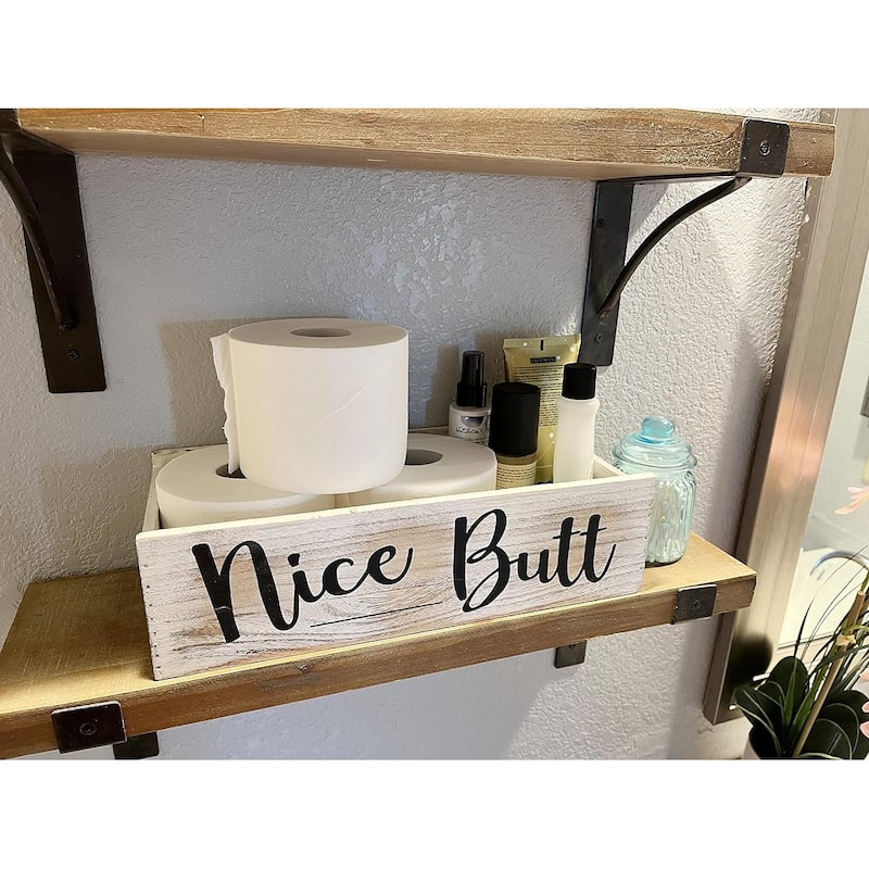 Nice Butt Bathroom Decor Box for Bathroom, Kitchen - 8'6" x 13'