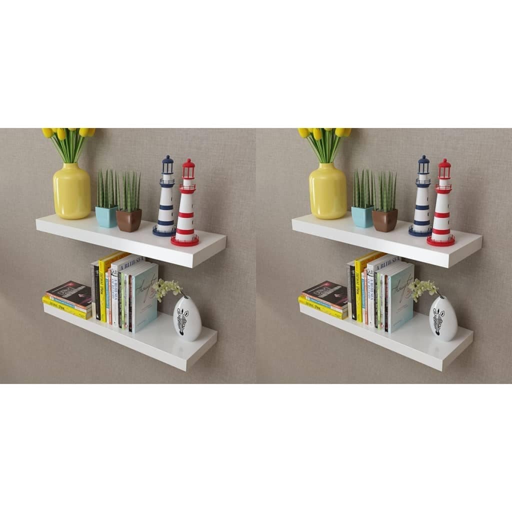 15.7 in. W x 5.9 in. D Tier Wall Mounted Floating Shelves, Rustic