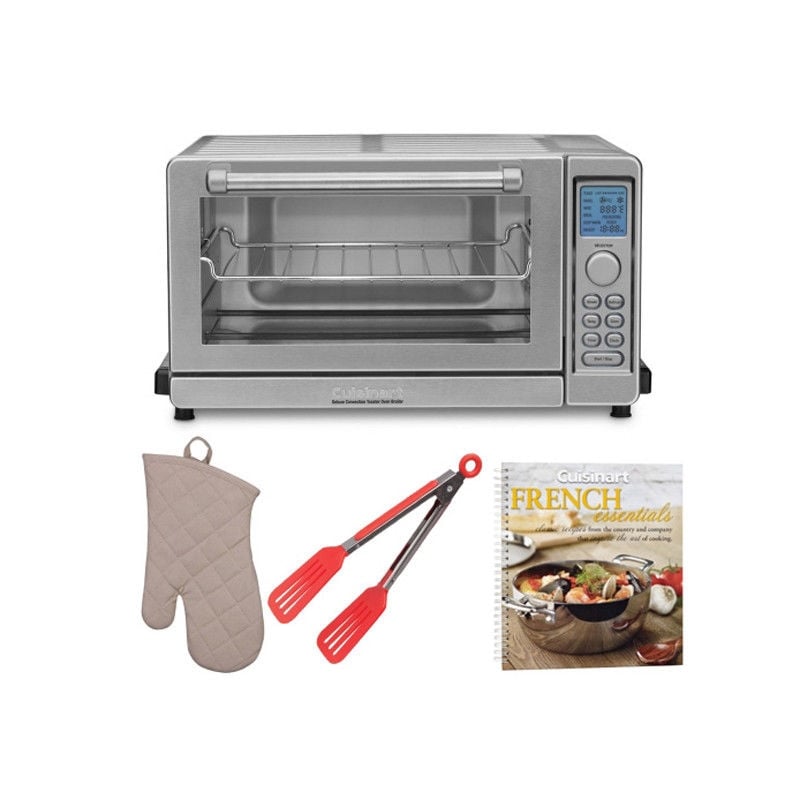 Cuisinart Tob 135 Convection Toaster Oven Broiler W Cookbook Accessory Bundle Overstock 26040196 All functions are shown on an lcd screen. overstock com