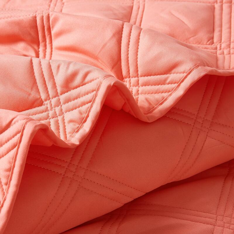 Down Alternative Quilted Oversized Charleston 3 Piece Comforter Set