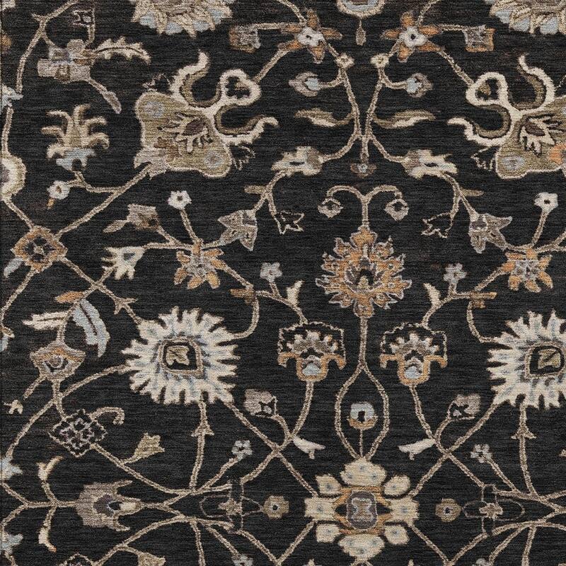 HomeRoots Floral Traditional Rectangle Outdoor Rug