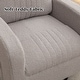 preview thumbnail 43 of 84, HOMYKA Swivel Glider Rocker Accent Chair for Nursery with Side Pocket