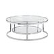 preview thumbnail 5 of 7, Somette 2-in-1 Round Nesting Cocktail Table Set - Cocktail Table - Cocktail Table