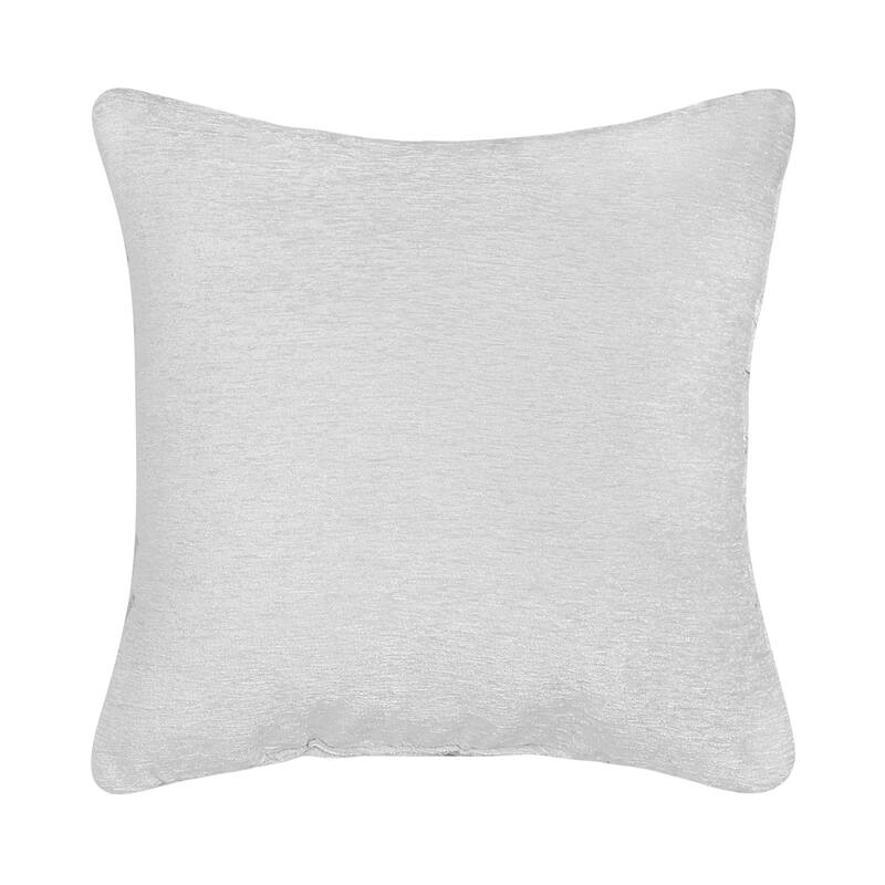 Queensbury Steel Blue 18" Square Decorative Throw Pillow - Polyester - Steel Blue - Accent