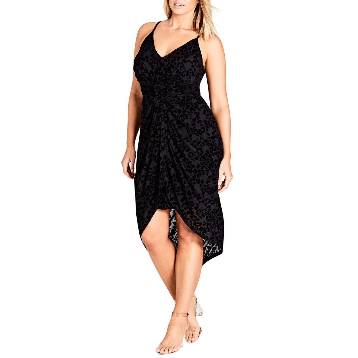 size 16 leopard print dress
