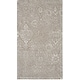 preview thumbnail 31 of 53, Nourison Damask Distressed Contemporary Area Rug 2'3" x 3'9" - Light Grey - Runner/Rectangle