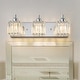 preview thumbnail 52 of 76, Modern 3/4/5-lights Crystal Bathroom Light Fixtures