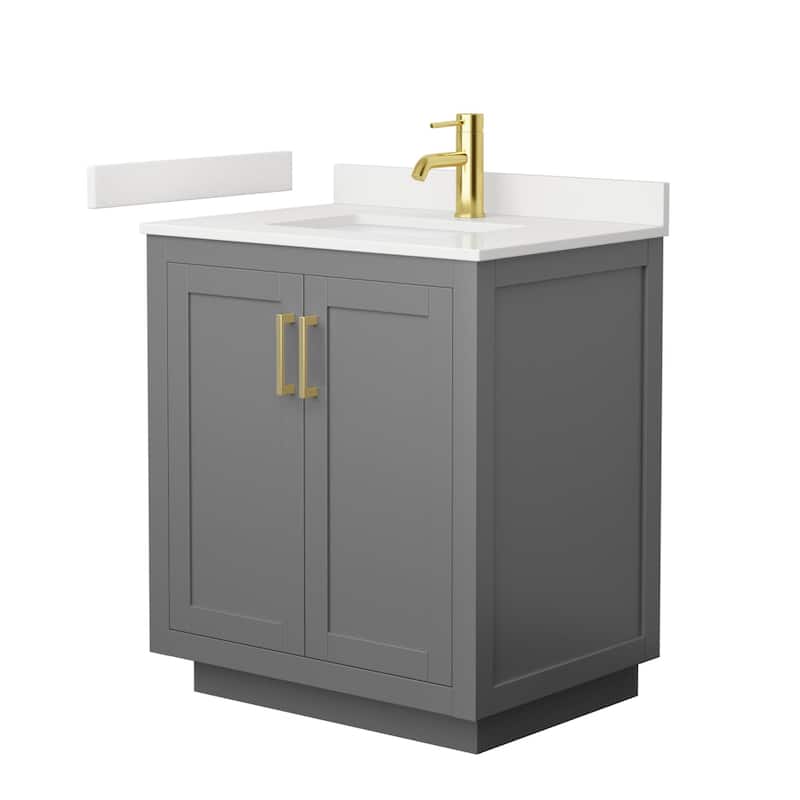 Wyndham Collection WCF292930S-QTZ-UNSMXX Miranda 30" Free Standing