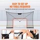 preview thumbnail 6 of 12, Hockey Goal Backstop Net Portable Indoor Outdoor Hockey Training Net