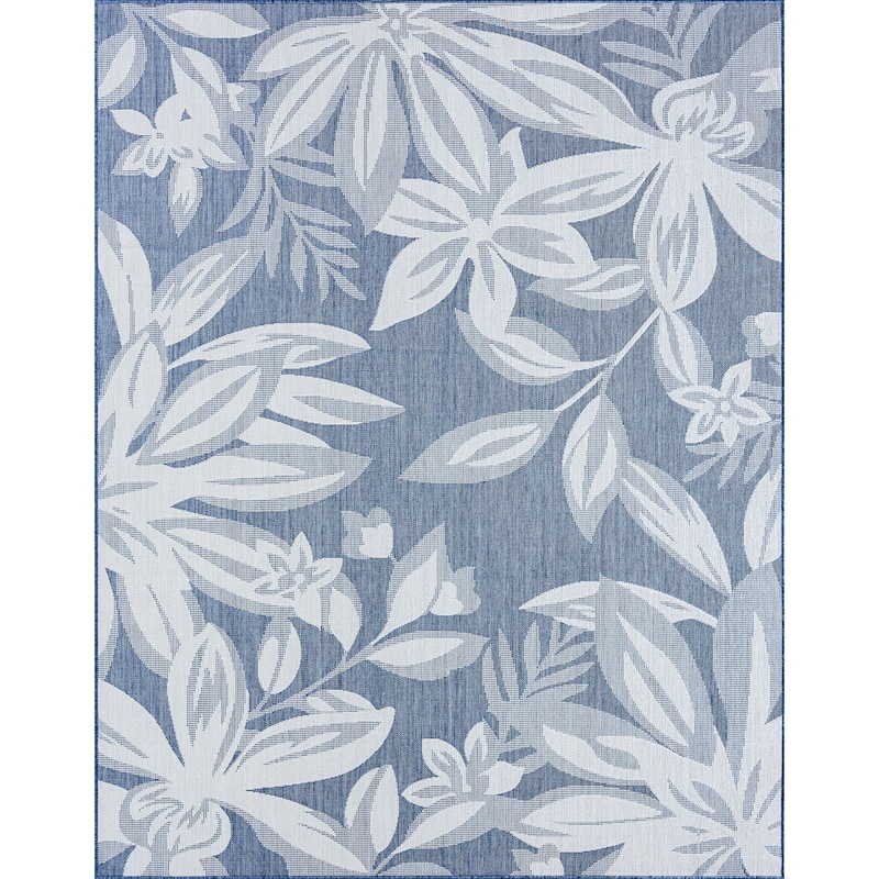 Exo Coastal Floral Indoor/Outdoor Area Rug