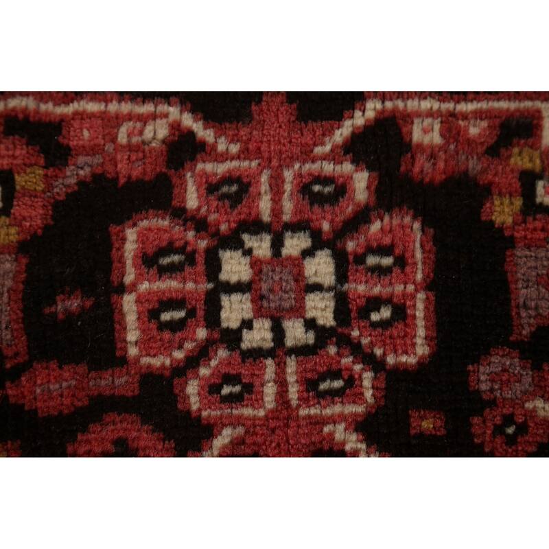 Vegetable Dye Traditional Heriz Persian Area Rug Handmade Wool Carpet - 10'2" x 13'0"