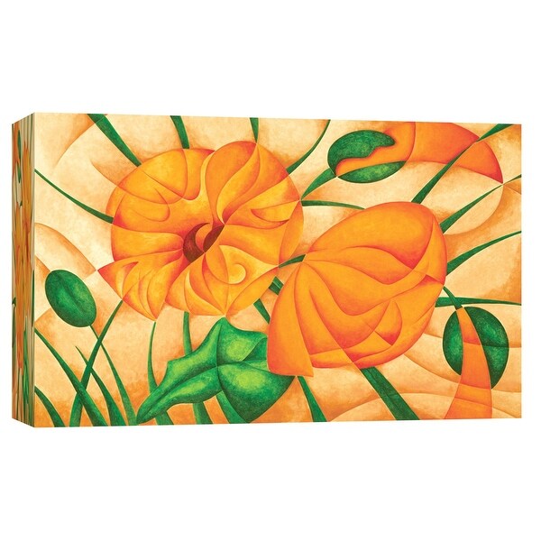 PTM Images 9-101696 PTM Canvas Collection 8" x 10" - "Poppies IV" Giclee Poppies Art Print on Canvas