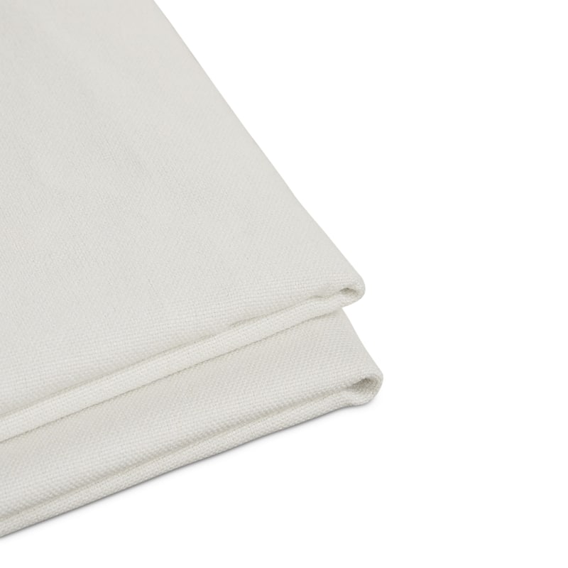 Bush Home Harper Slipcover for Bush Home Harper Ottoman with Tray - 29.13" W x 23.23" D x 18.9" H - Ivory Basketweave Fabric
