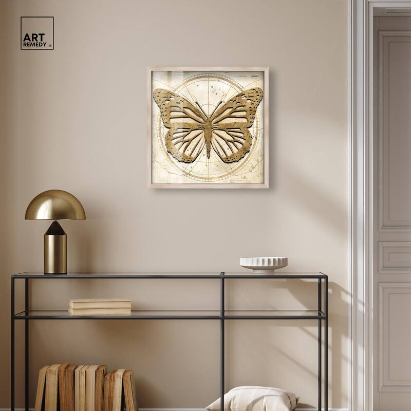 Astro Fluttering Wings Shadowbox by Art Remedy