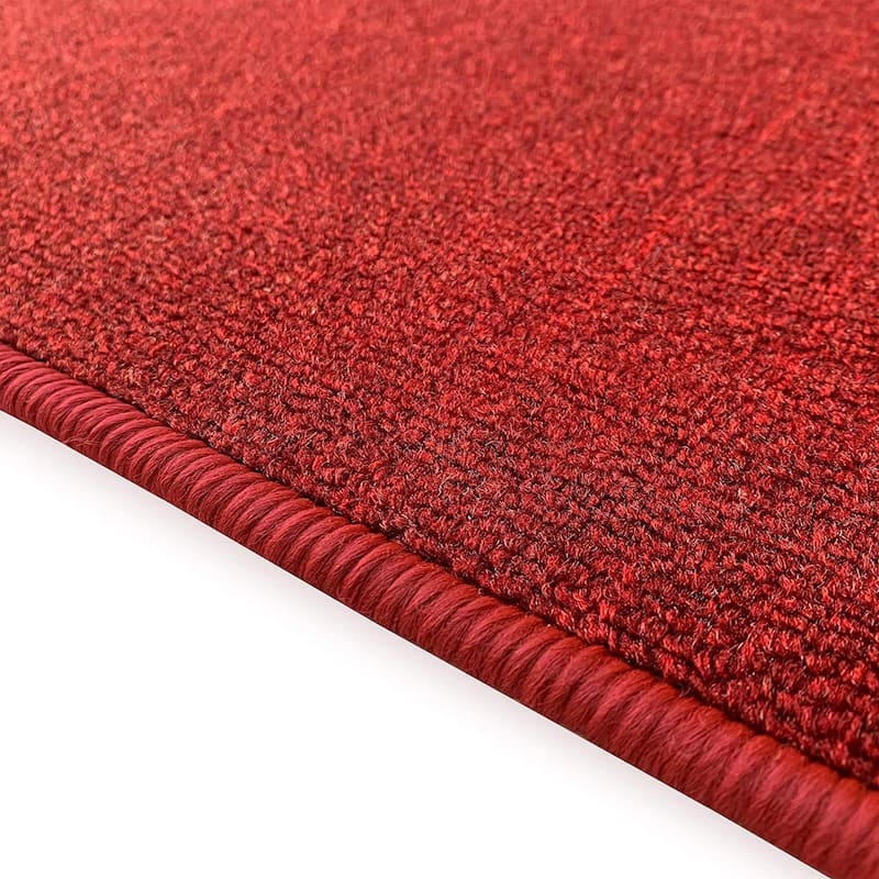 Custom Size Solid Design 26 Inch Wide Non-Slip Stair Runner Rug