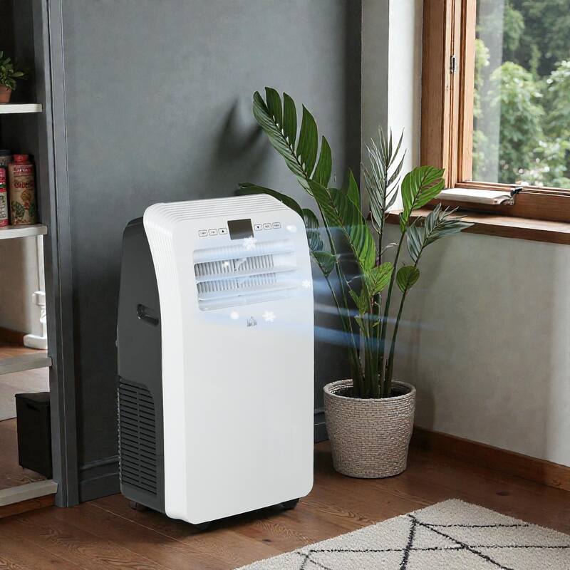 12000 BTU Portable Air Conditioner with Dehumidifier, 3-in-1 Room AC for Up to 550 Sq Ft, Remote, Timer