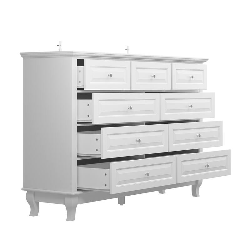 Versatile 55.1" Dresser: Chic Storage for Any Room TV Stand Side Table