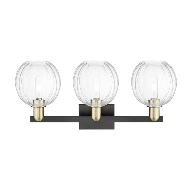 Innovations Lighting Downtown Urban - Preston - 3 Light 26" Globe Shade Bath Vanity Light