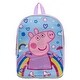 preview thumbnail 126 of 128, Girls 15" Backpack with Padded Straps & Zip Compartment - Ideal Toddler Bookbag for School & Travel Peppa Pig