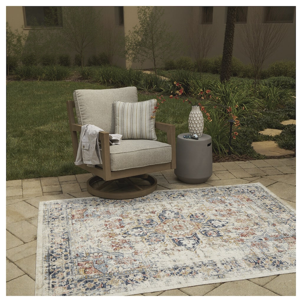 Signature Design by Ashley Jarrpage Green/Orange/Beige Rug