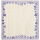 preview thumbnail 5 of 11, SAFAVIEH Handmade Children's Daisy Borders Ivory New Zealand Wool Rug 5' Square - Ivory/Lavander