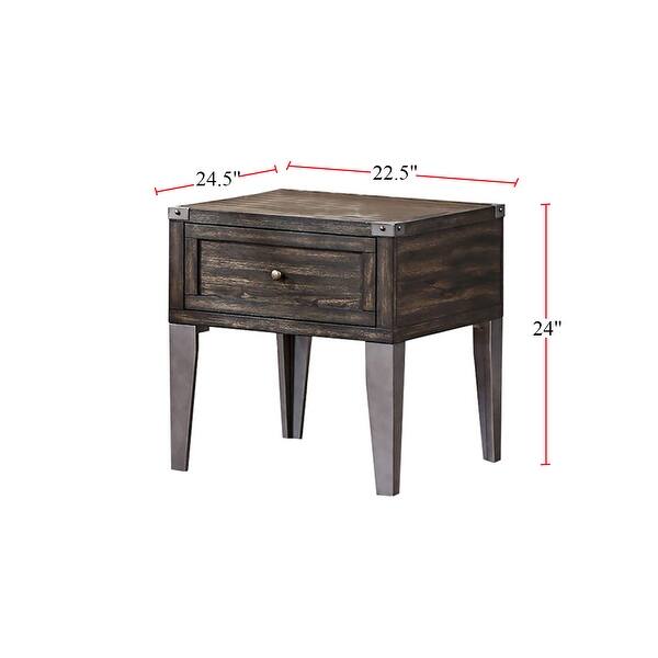 End Table with Storage Drawer in Dark Oak - Bed Bath & Beyond - 34346072