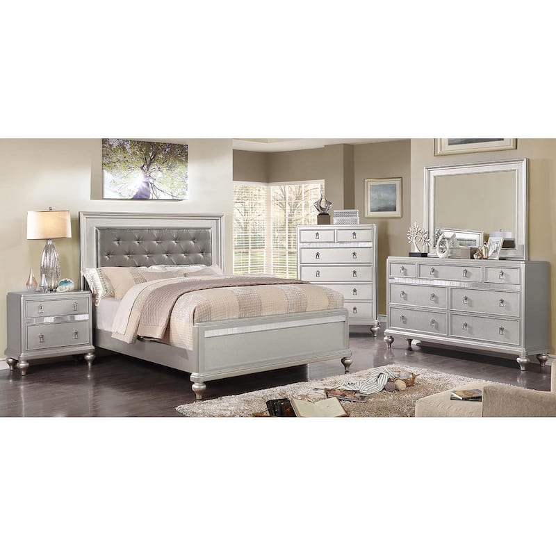 Dzhebel Contemporary 56-inch Wide 7-Drawer Solid Wood Dresser by Furniture of America