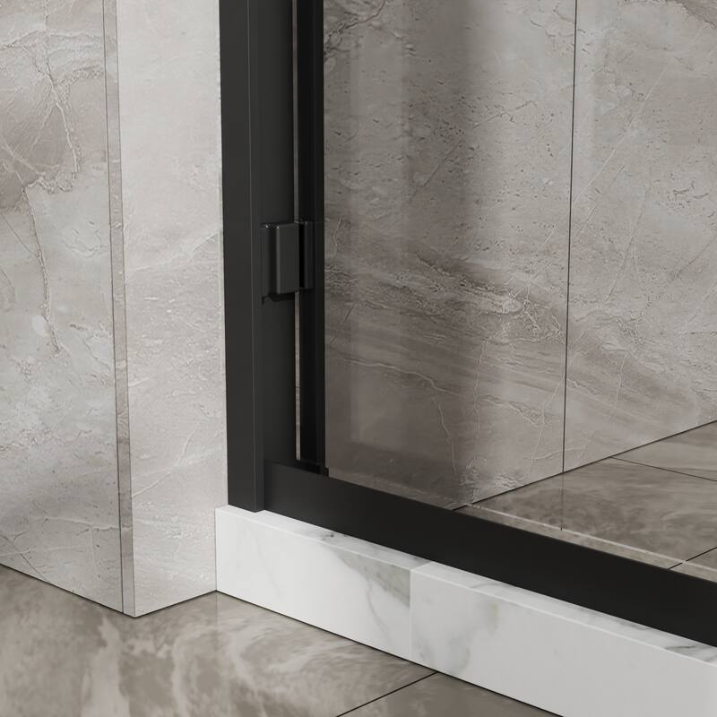 Double Sliding Glass Shower Door