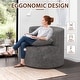 preview thumbnail 17 of 24, Accent Chair with Pillow, Modern Living Room Chairs