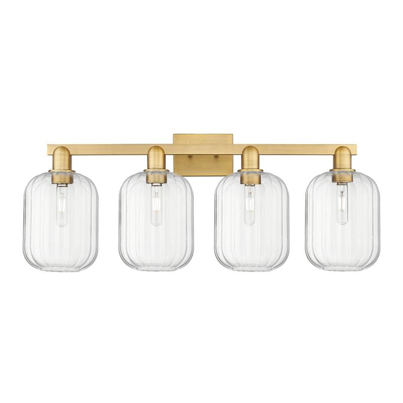 Innovations Lighting Downtown Urban - Preston - 4 Light 36" Jar Shade Bath Vanity Light