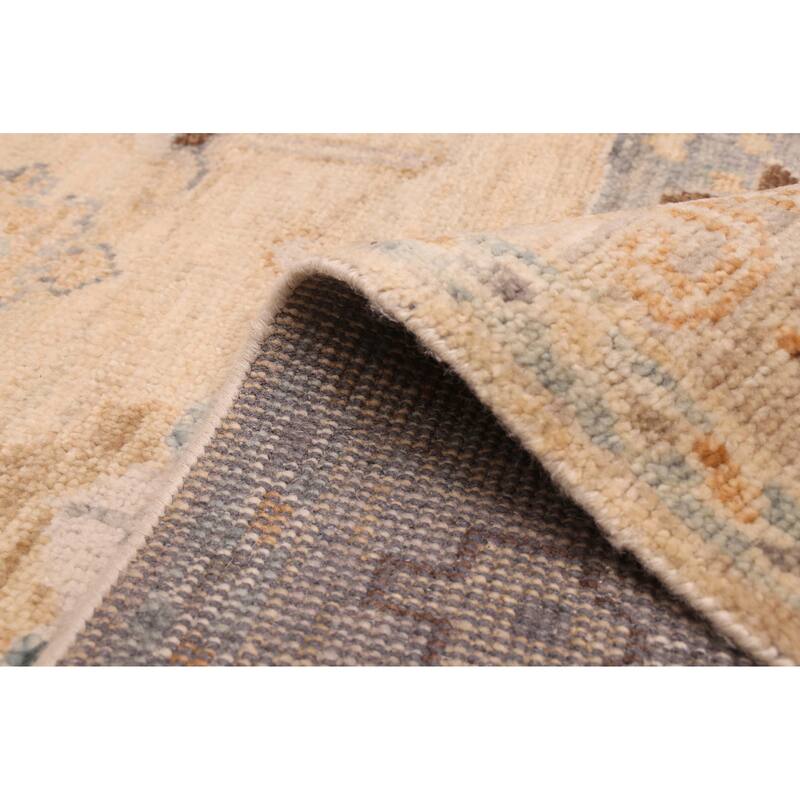 ECARPETGALLERY Hand-knotted Jules Serapi Beige Wool Rug - 9'2 x 11'7