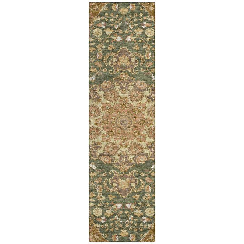 Machine Washable Indoor/ Outdoor Global Eckley Chantille Rug