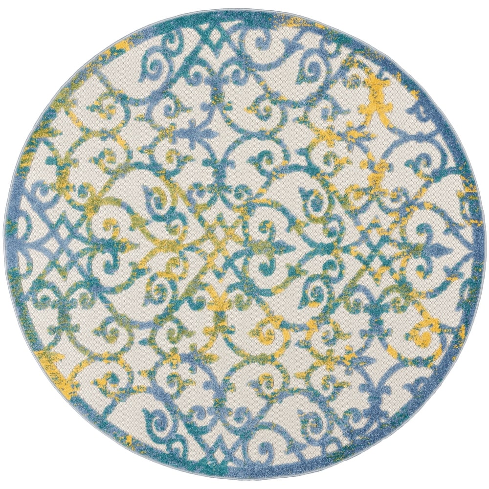 Nourison Alice Indoor/Outdoor Trellis Area Rug