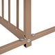 preview thumbnail 12 of 34, Metal Frame House-shaped Floor Bed Two Shared Twin Side by Side Bed