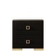 preview thumbnail 25 of 23, CraftPorch 3 Piece Bedroom Nightstands Set Luxurious Velvet Tufted Platform Bed
